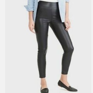 J Crew Vegan Leather Leggings
